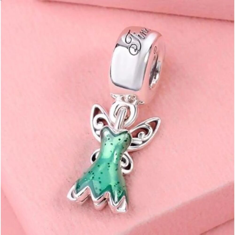NWOT Tinker Bell Disney x Pandora FIT Silver Charm Dangle - Picture 2 of 15